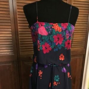 Spaghetti Strap Floral Summer Dress